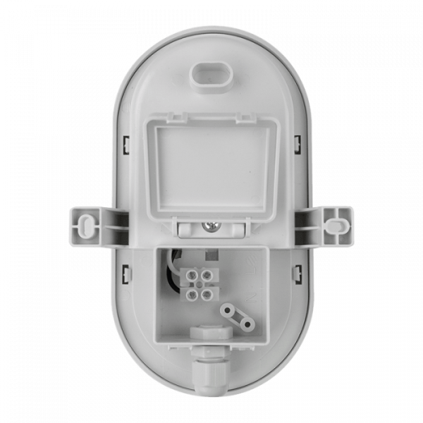 Plafon Torton owalny biały LED 1x8W 21,6cm 640lm IP54 Ecolight