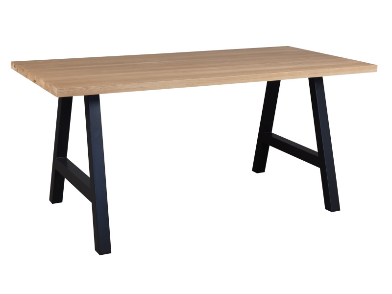 Stół 140x90 drewno z metalem Kawola, kolor dębowy