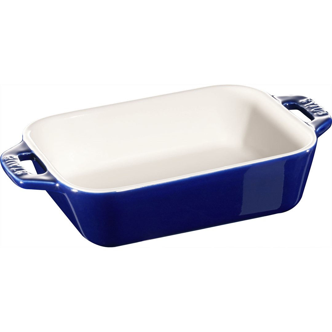 Prostokątny półmisek ceramiczny Staub - 400 ml, Niebieski