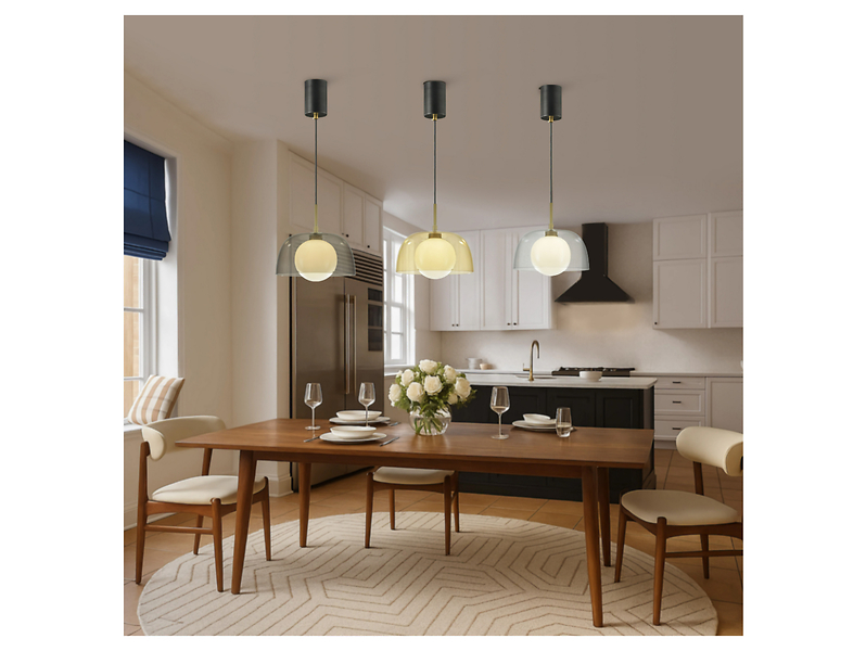 Lampa wisząca Kos 5113-1P czarna