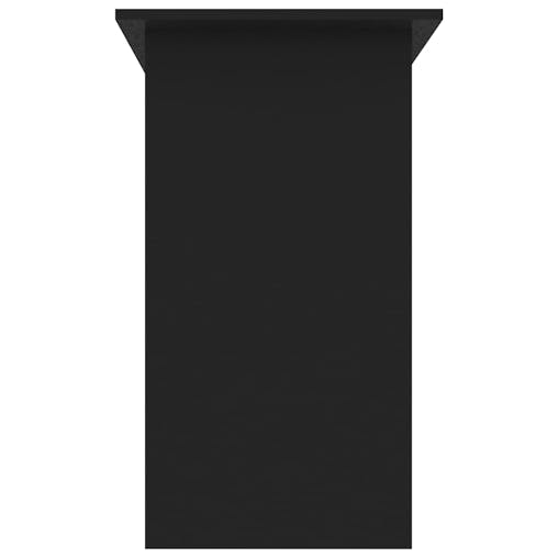 NNEVL Desk Black 80x45x74 cm Chipboard