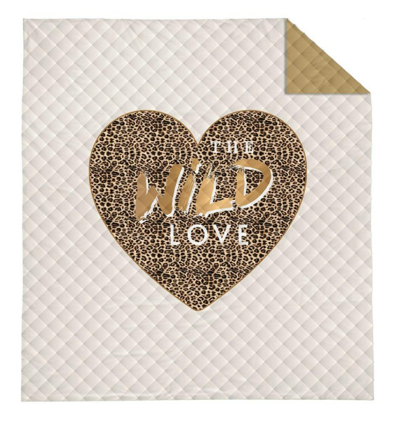 Narzuta 200x220 Wild love serce beżowa K 109 Holland 14