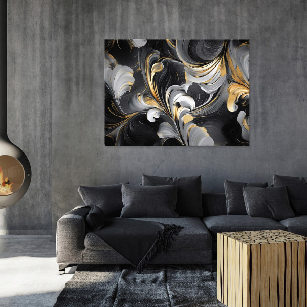Obraz Na Płótnie Ścianę Abstrakcja Glamour Do Sypialni Salonu Kuchni 60X40