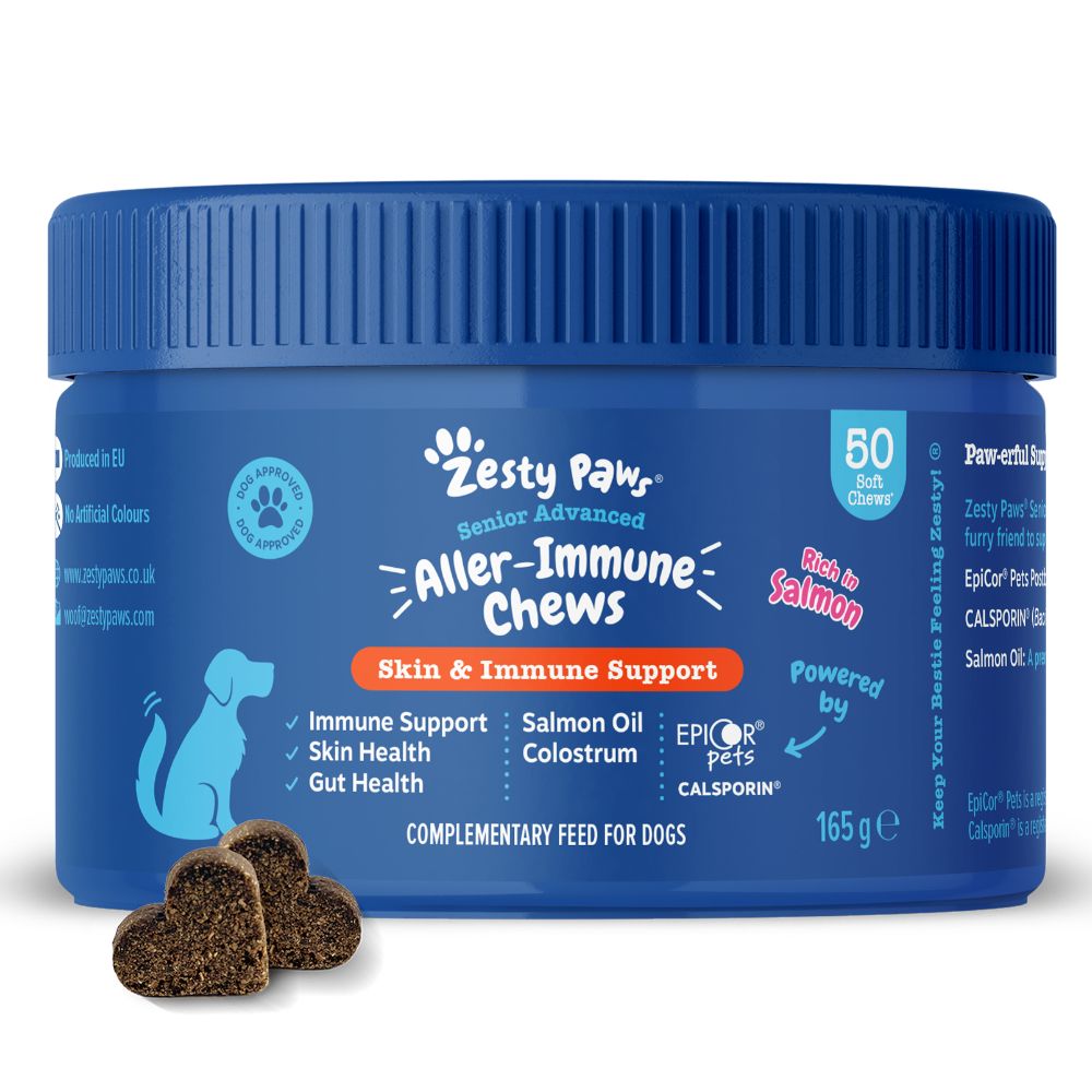 Zesty Paws Senior Allergy & Immunity Skin & Immune Support - Salmon