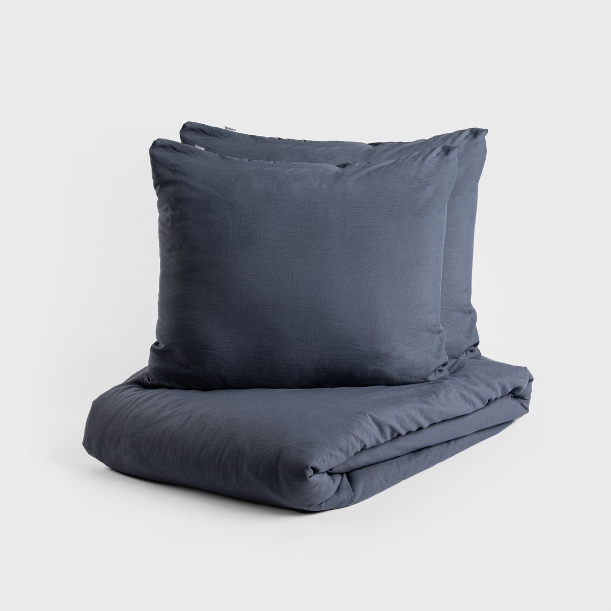 Pościel MAISY z pranej mikrofibry szara 220x200   2*50x60 cm