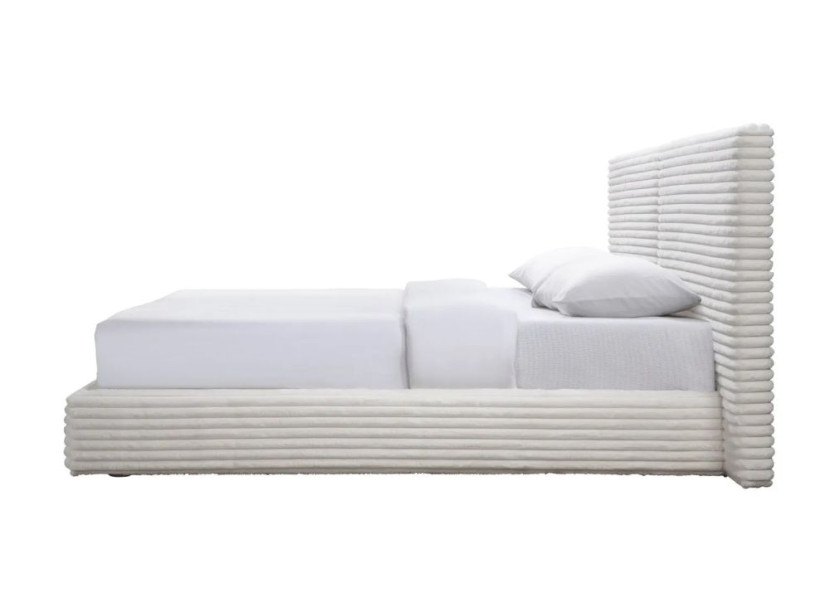 Łóżko MADERA 160x200 kremowe bez szuflady/bez materaca