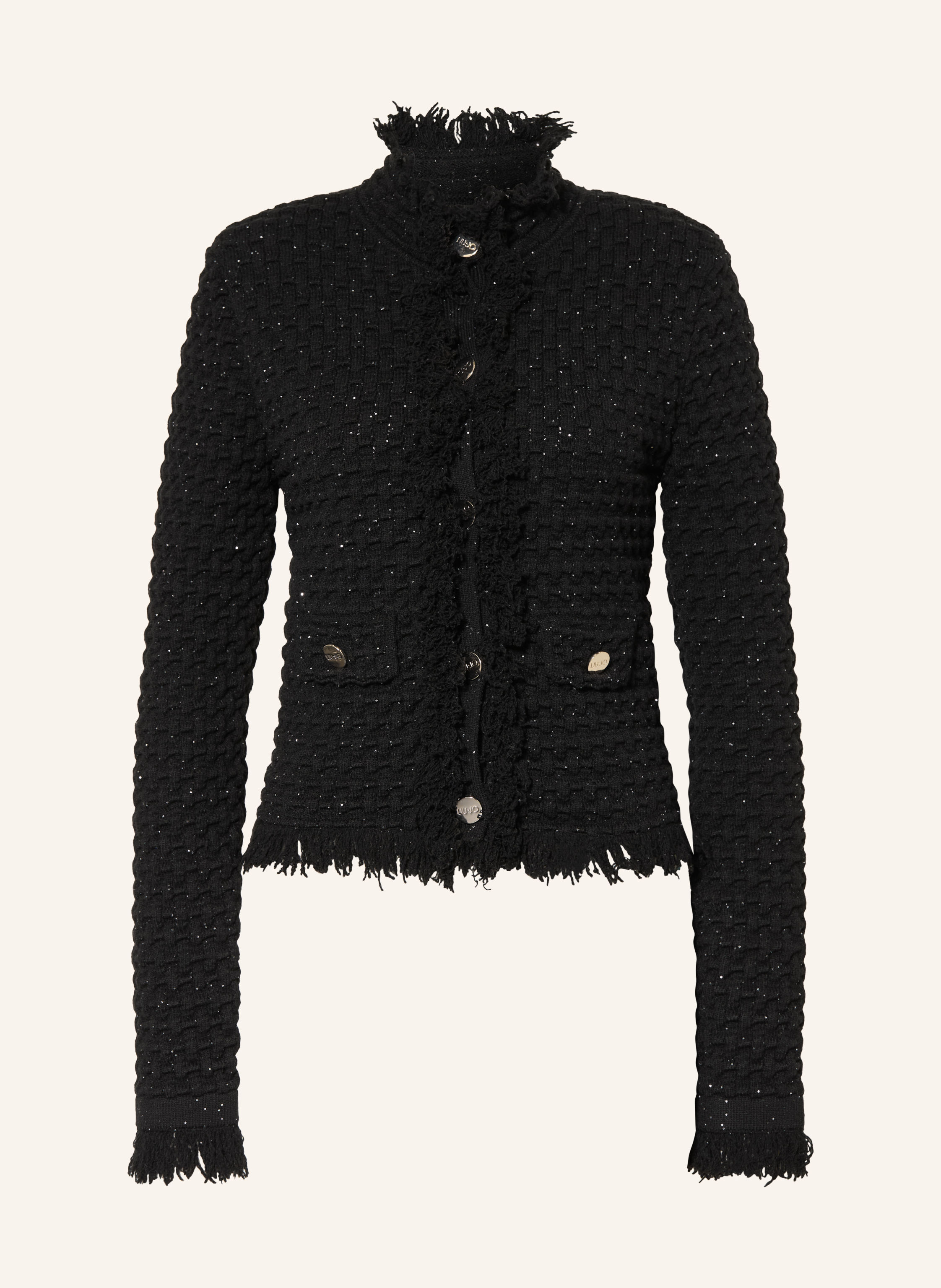 LIU JO Strickjacke mit Pailletten