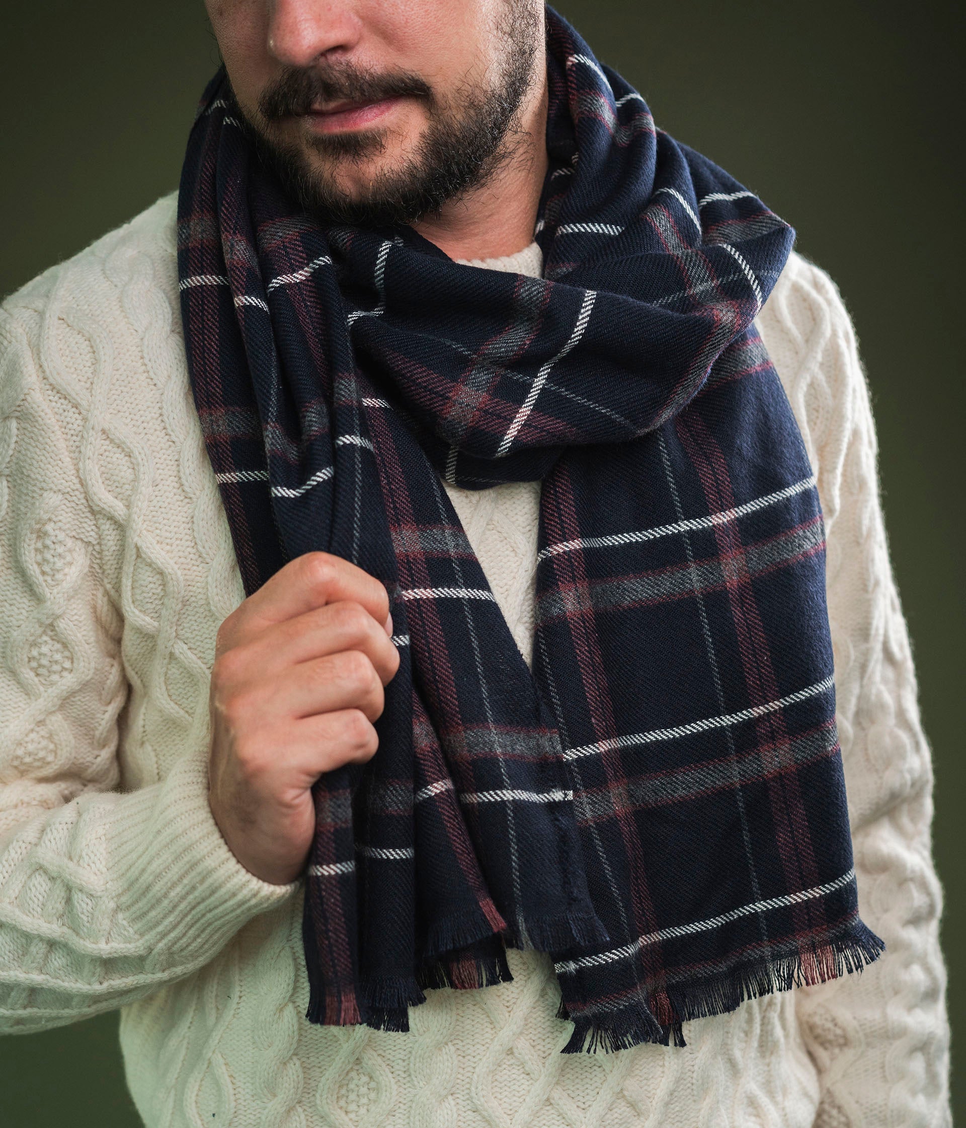 Foulard Ulrich marine