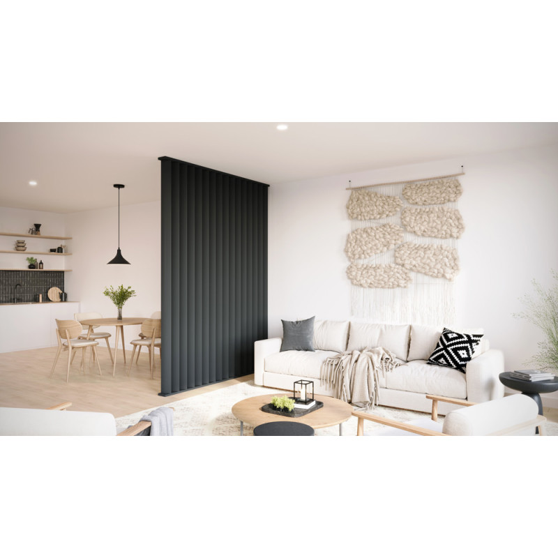 Kit de montage pour séparateur de pièce Splitt noir mat MAESTRO
