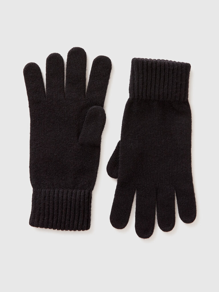Gloves in pure virgin wool