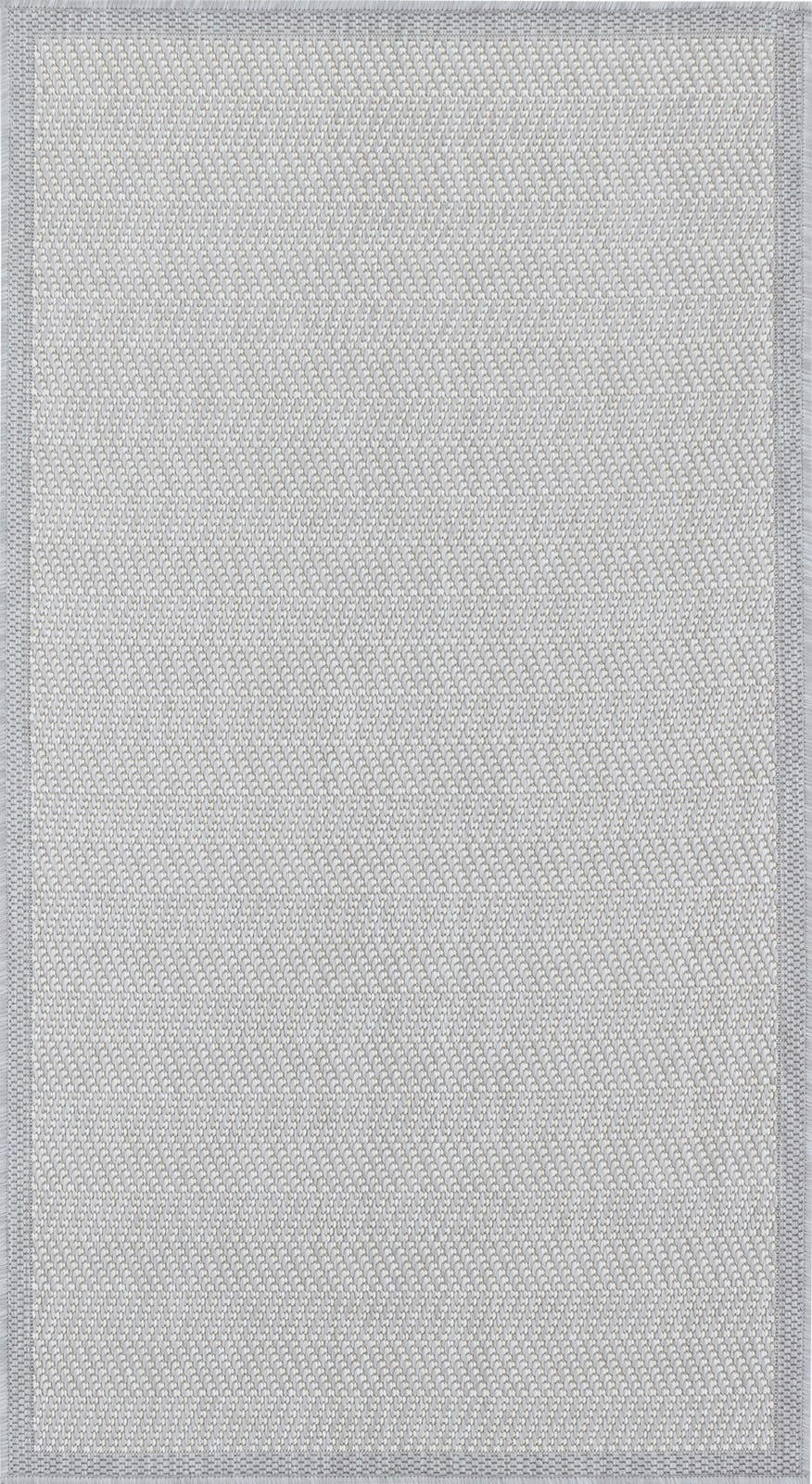 TONIE - Tapis d'Extérieur/Intérieur Gris/Ivoire 80x150
