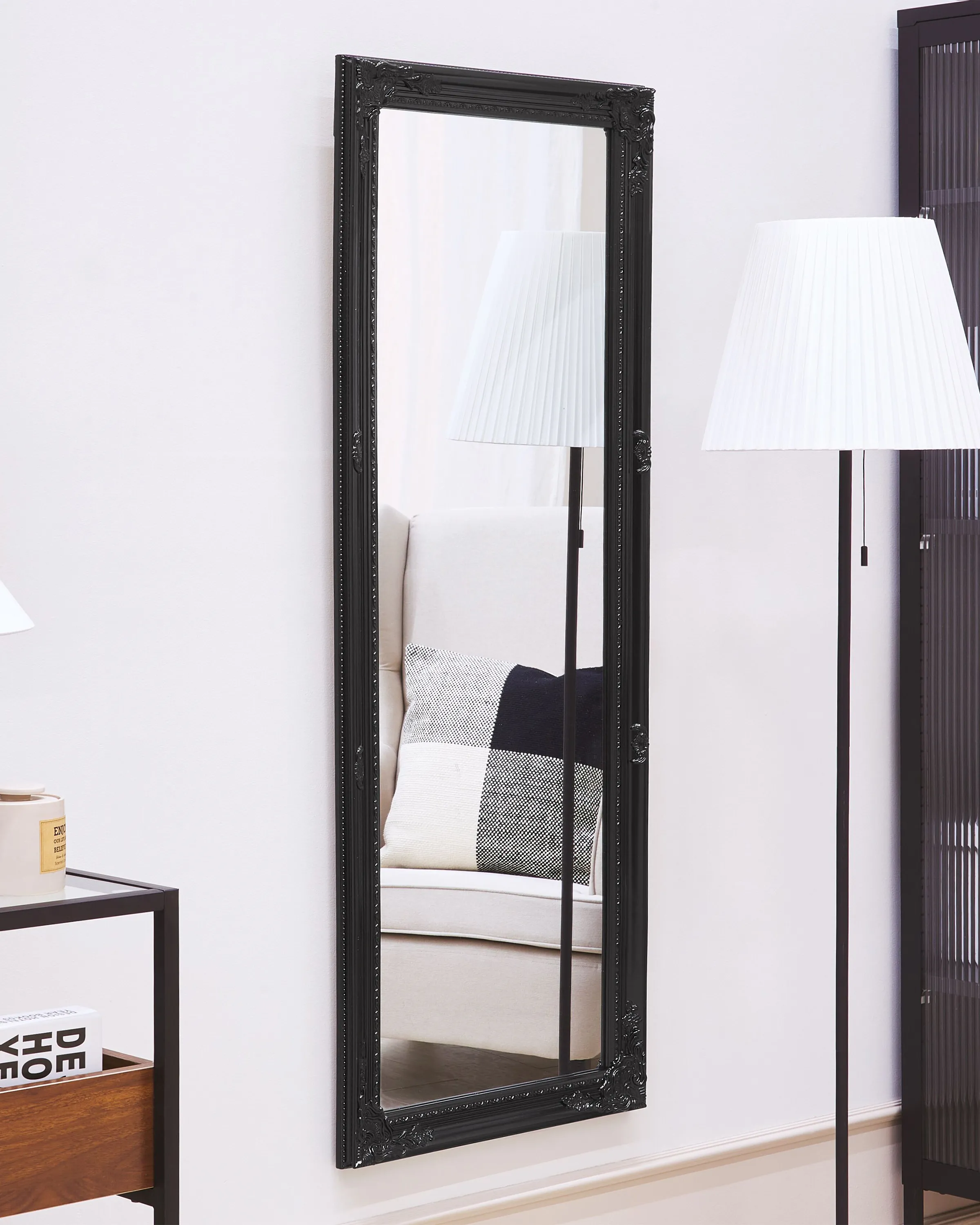 Wall Mirror FOUGERES 50 cm 130 cm Black