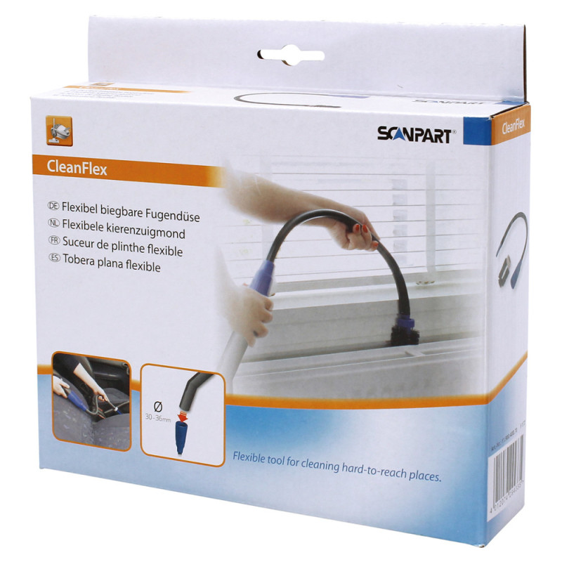 Suceur de plinthe flexible pour aspirateur