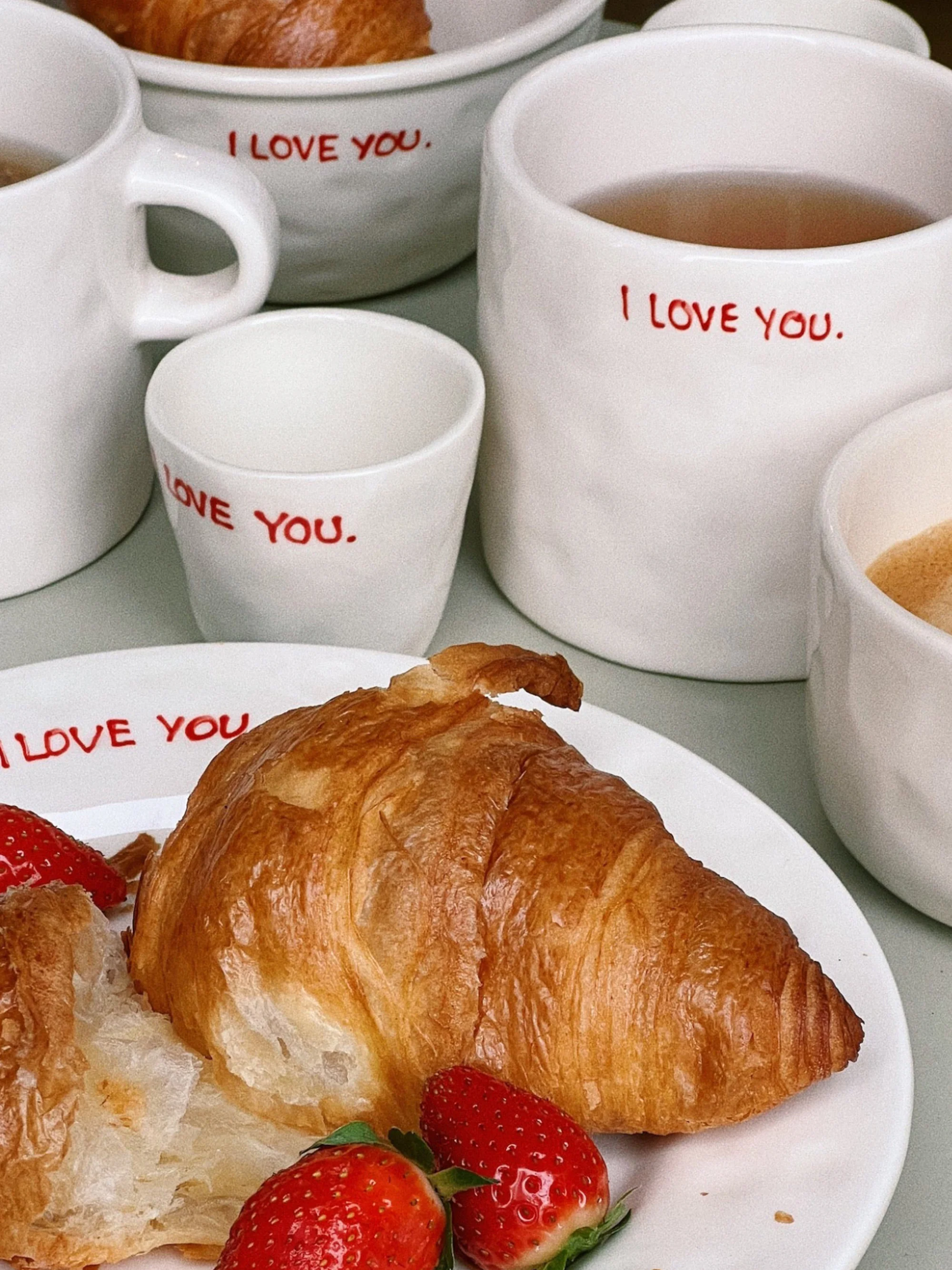 Frühstücks-Set I Love You, 3er-Set