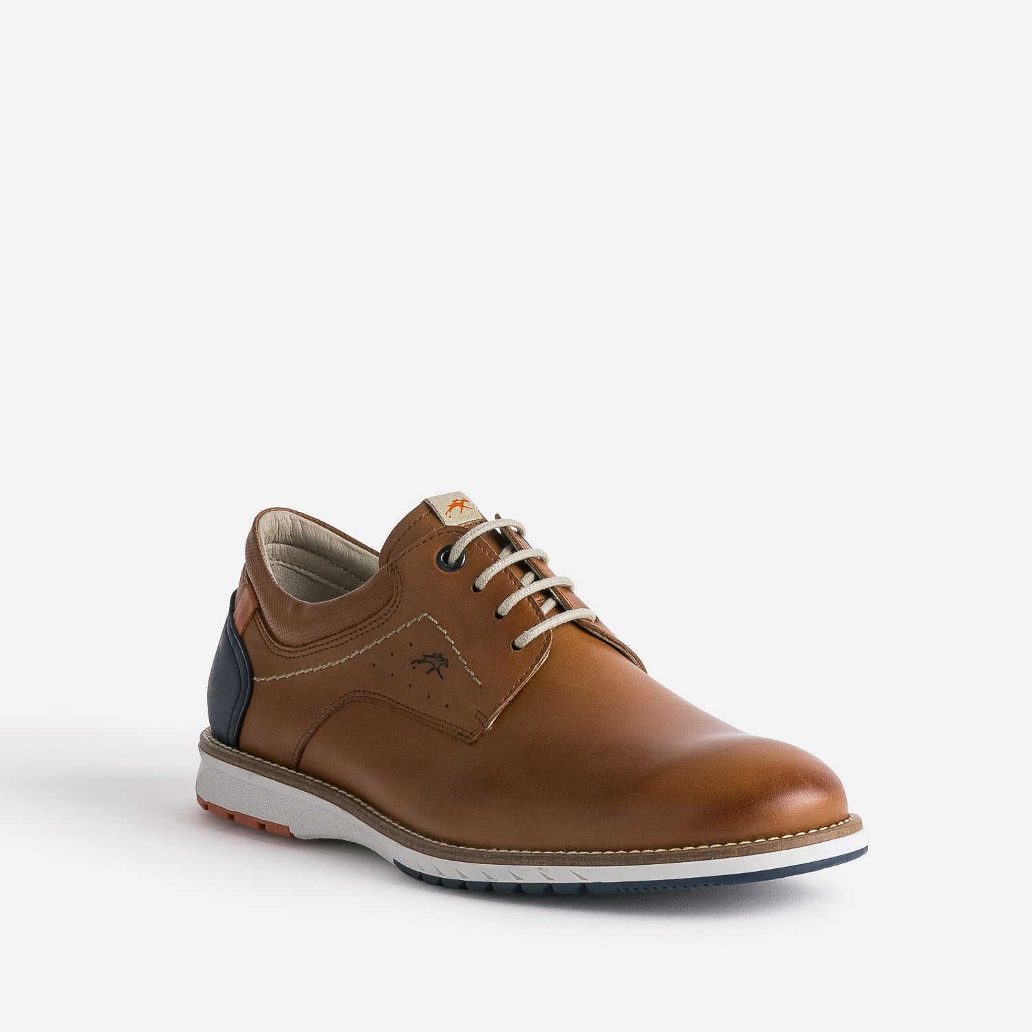 Derby FLUCHOS cognac en cuir