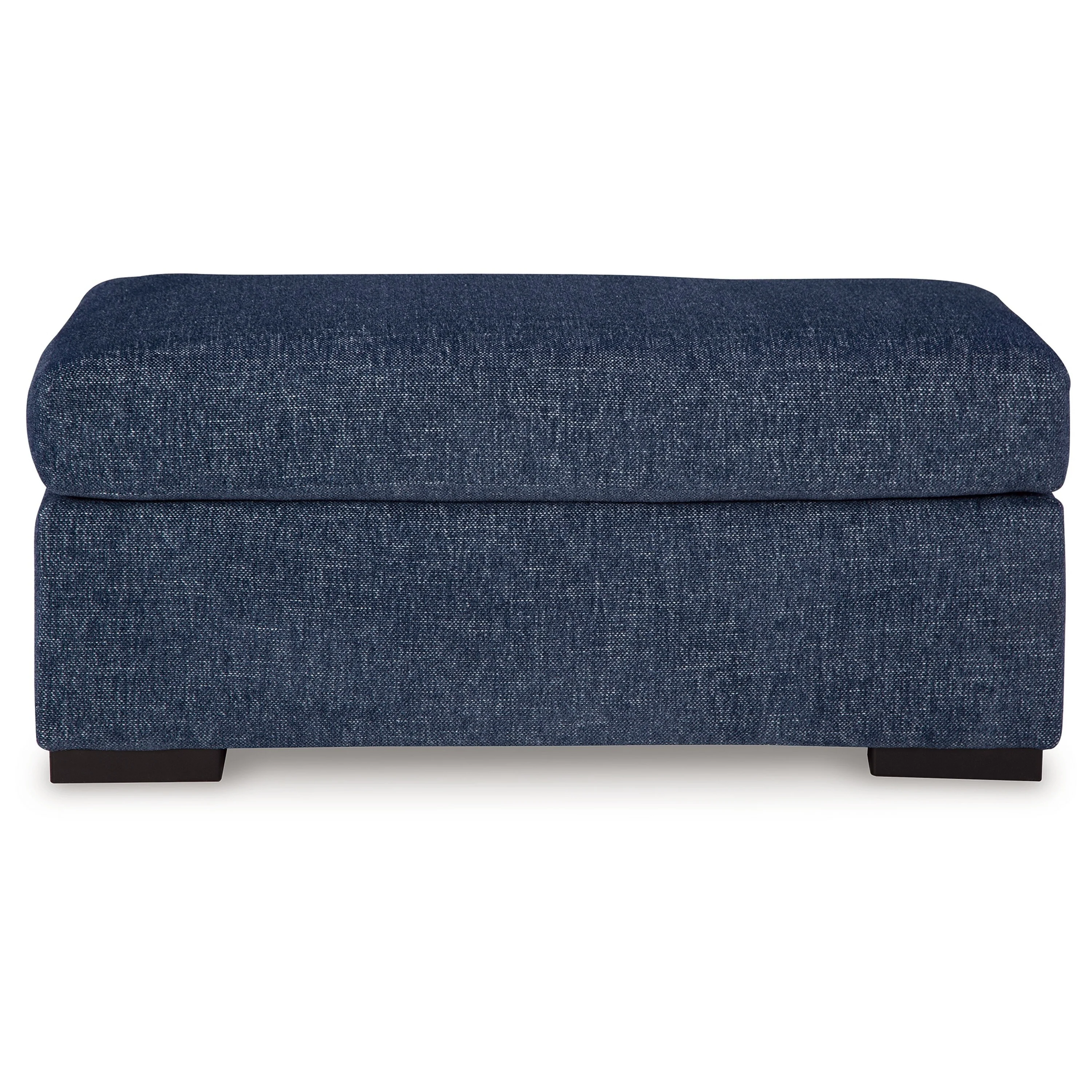 Marcy Ottoman, Low Profile Legs, Navy Blue Next Gen Nuvella 44 Inch