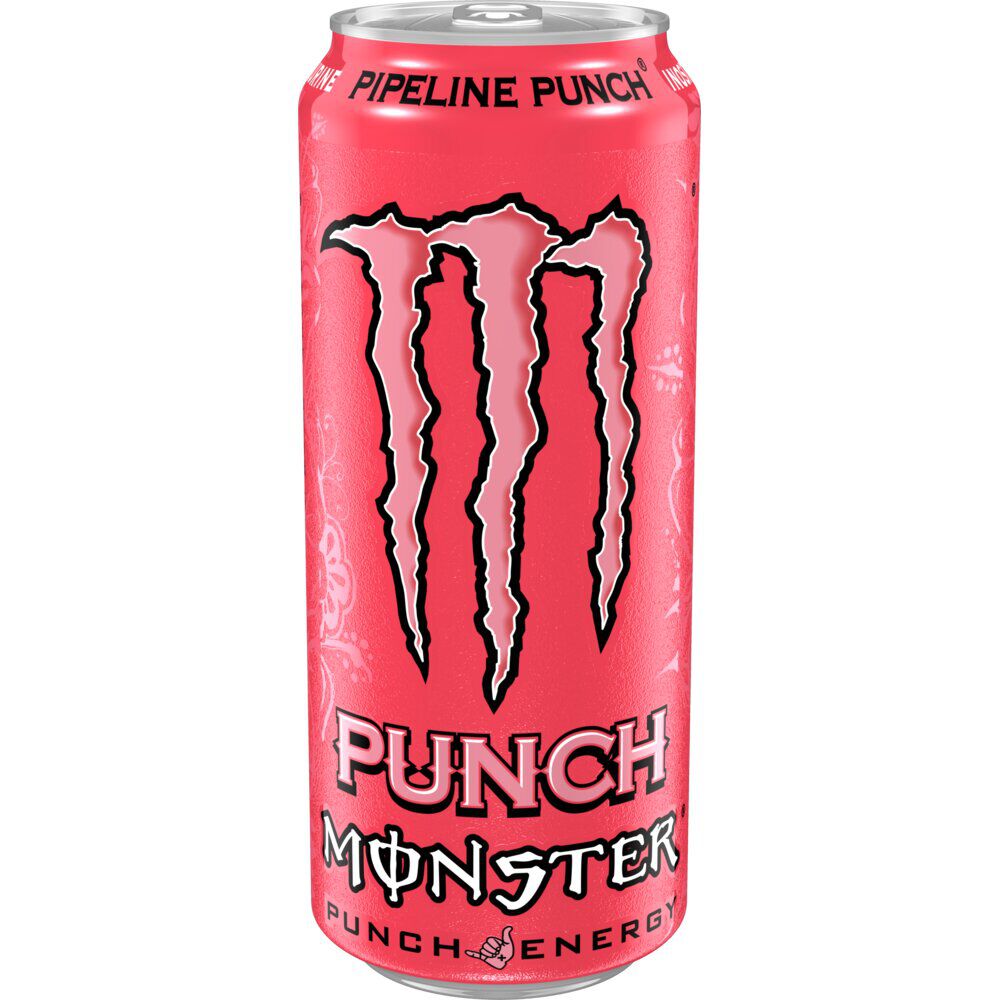 Boisson énergisante Monster Energy Pipeline Punch go&ucirc;t passion canette 50cl
