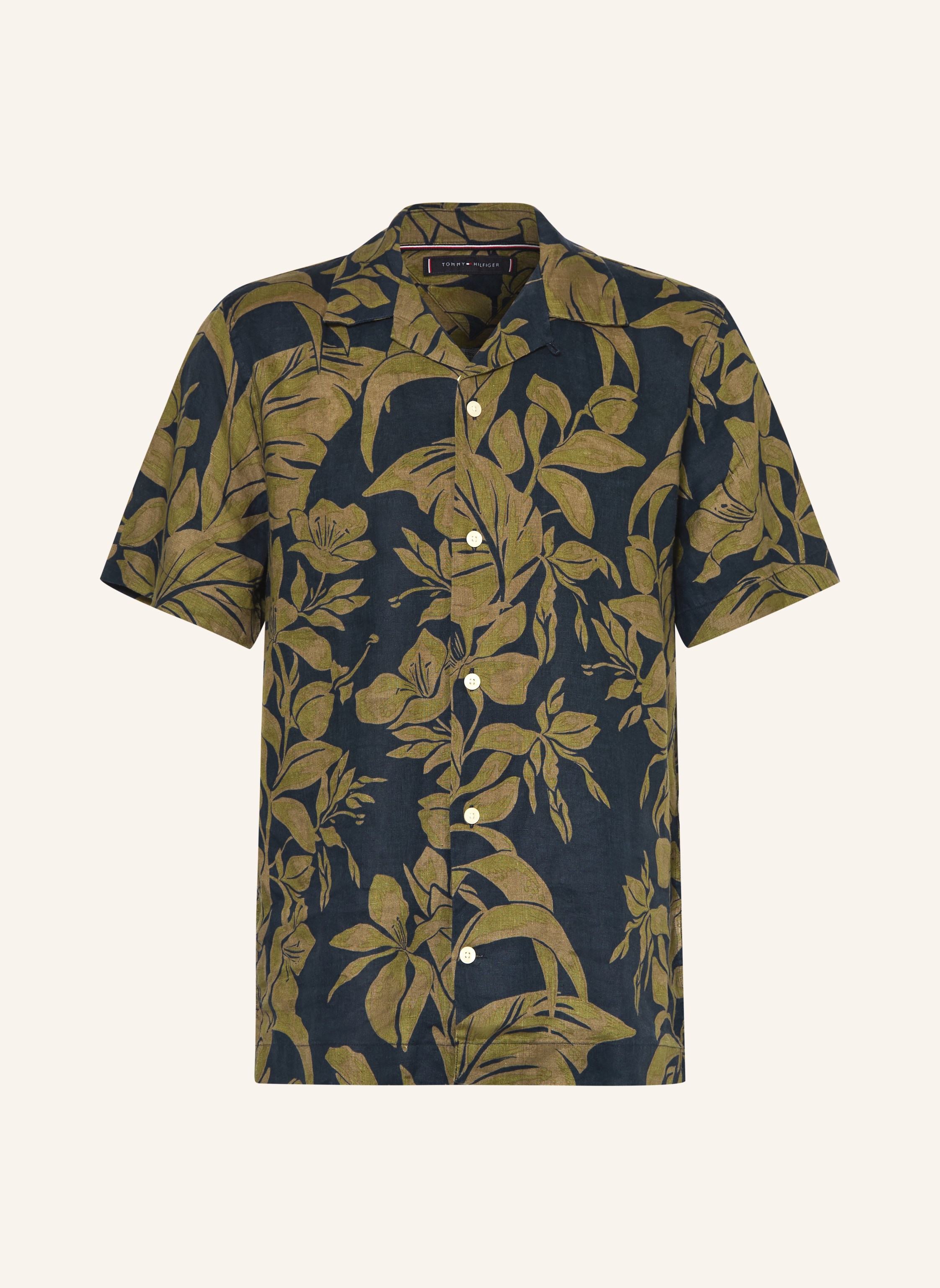 TOMMY HILFIGER Resorthemd Regular Fit aus Leinen