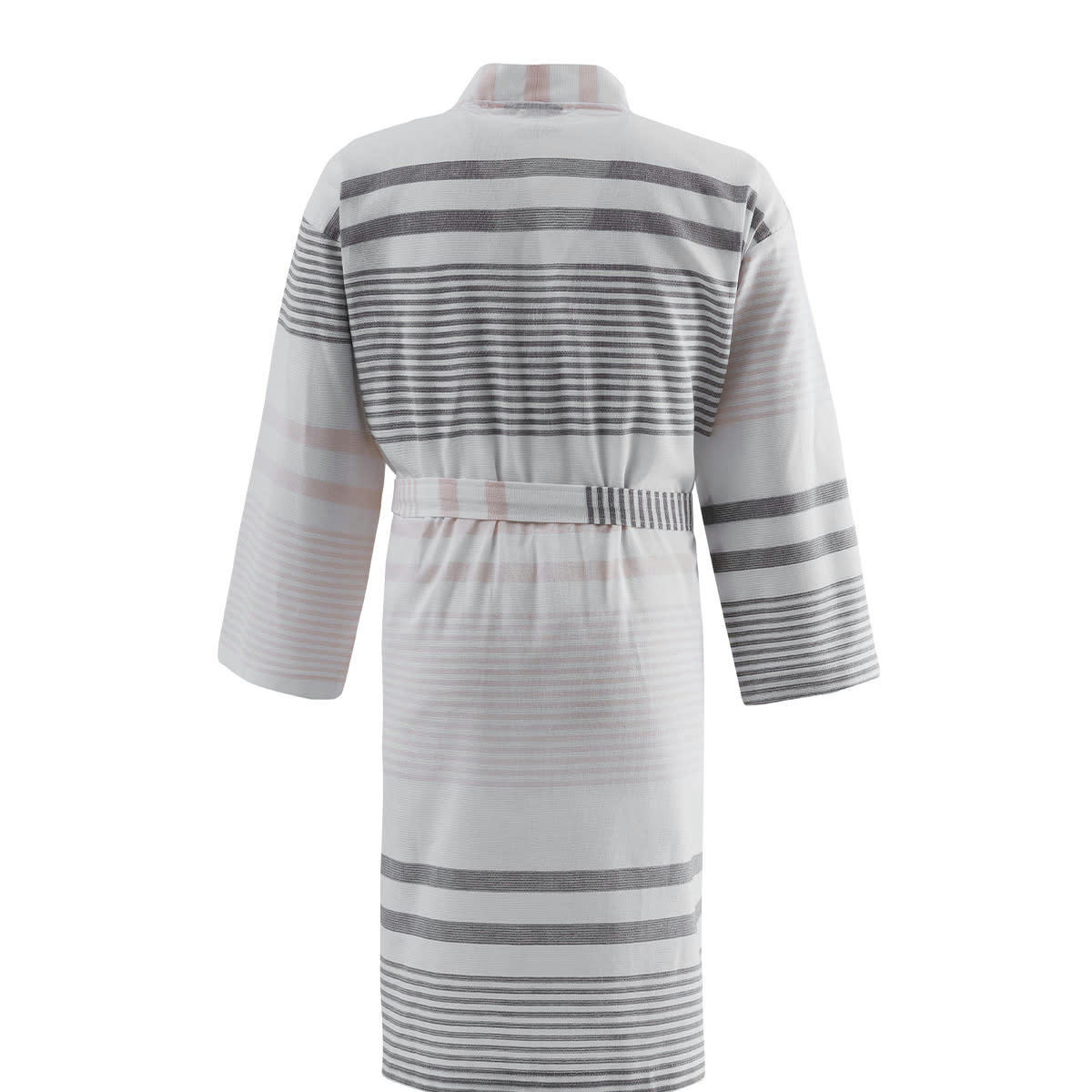 FRENCH RIVIERA - Peignoir kimono toile de coton Poudre S