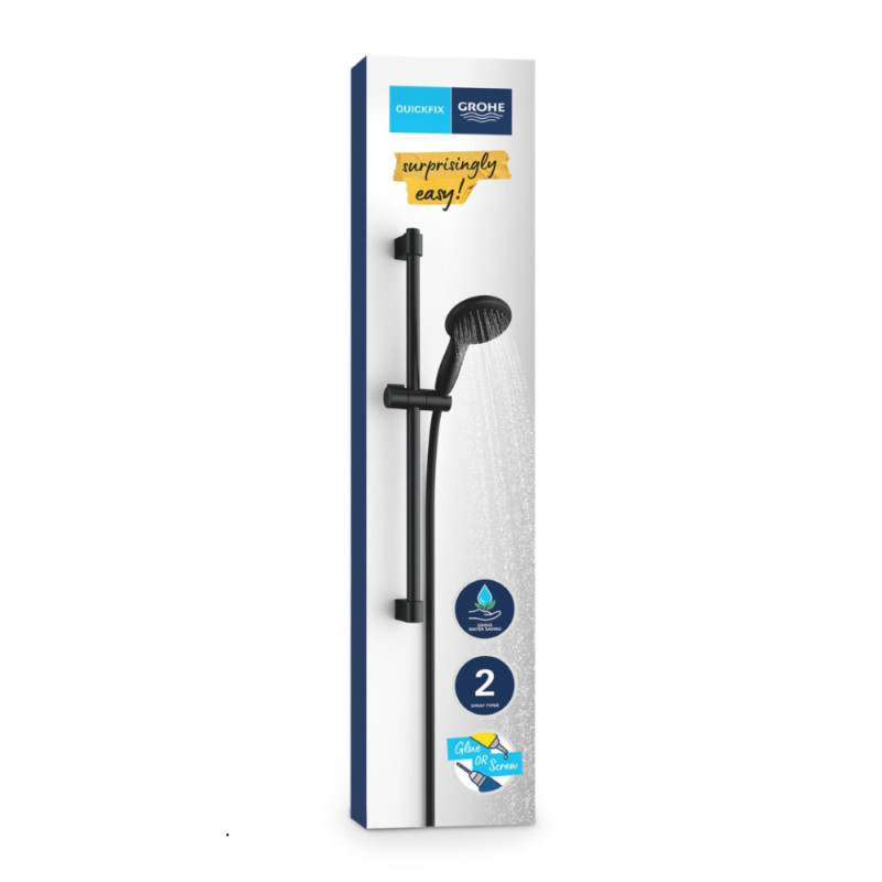 Set de douche Vitalio Start 110 2 jets noir GROHE
