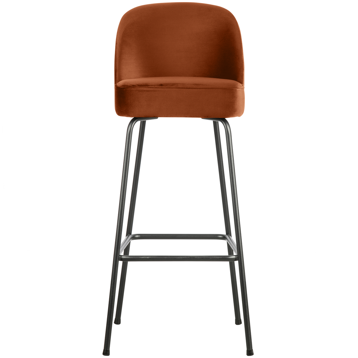 WOOOD barstoel Vogue - Velvet - Roest - 103x50x55