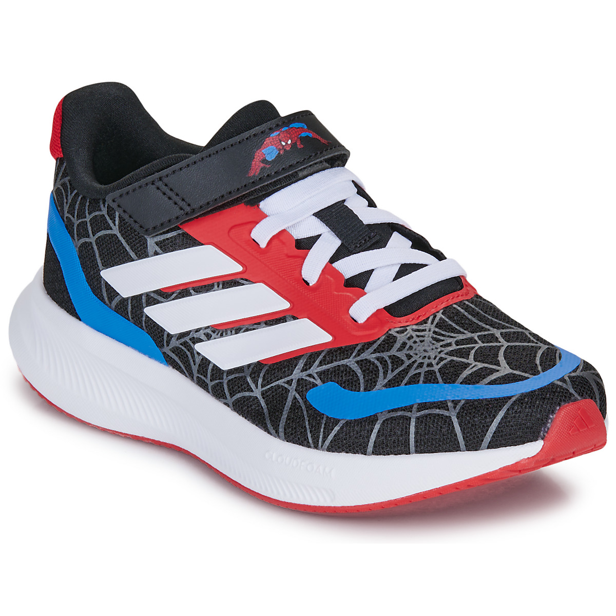 adidas - RUNFALCON SPIDER-MAN EL C - Black / White / Blue