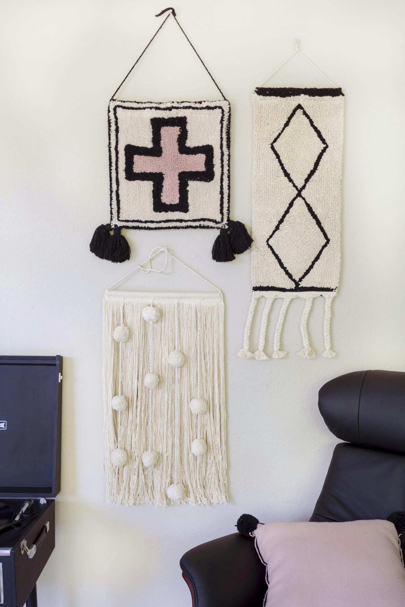 FIELD - Tenture murale coton en coton naturel 60x35