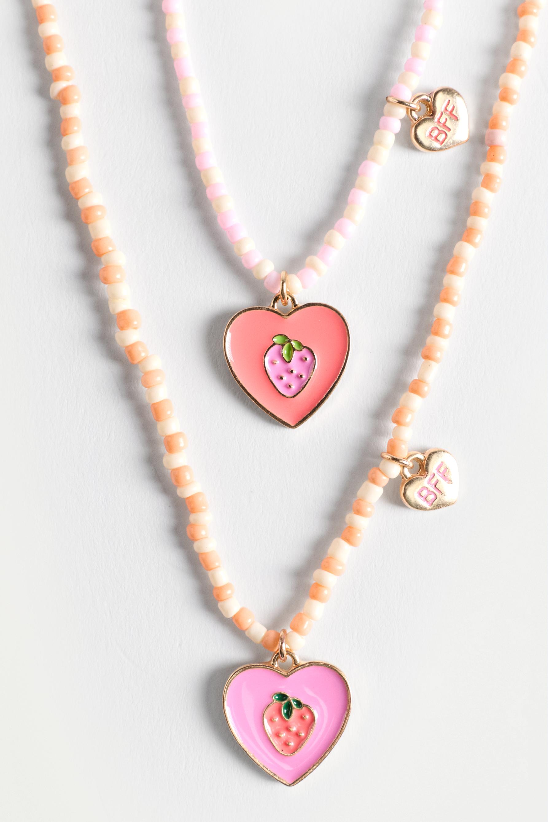 Collares fresas y BFF (Pack 2)