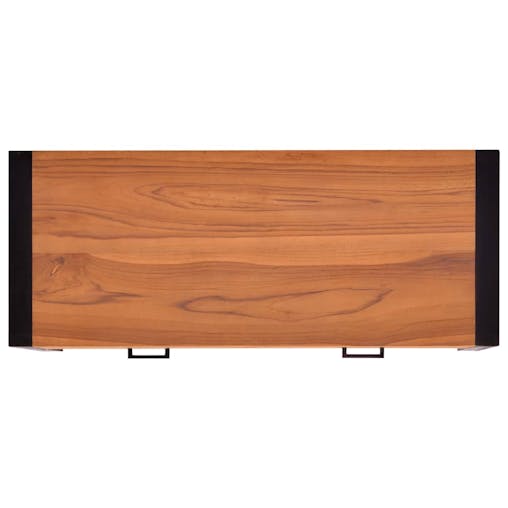 NNEVL Desk with 2 Drawers 100x40x75 cm Recycled Teak Wood