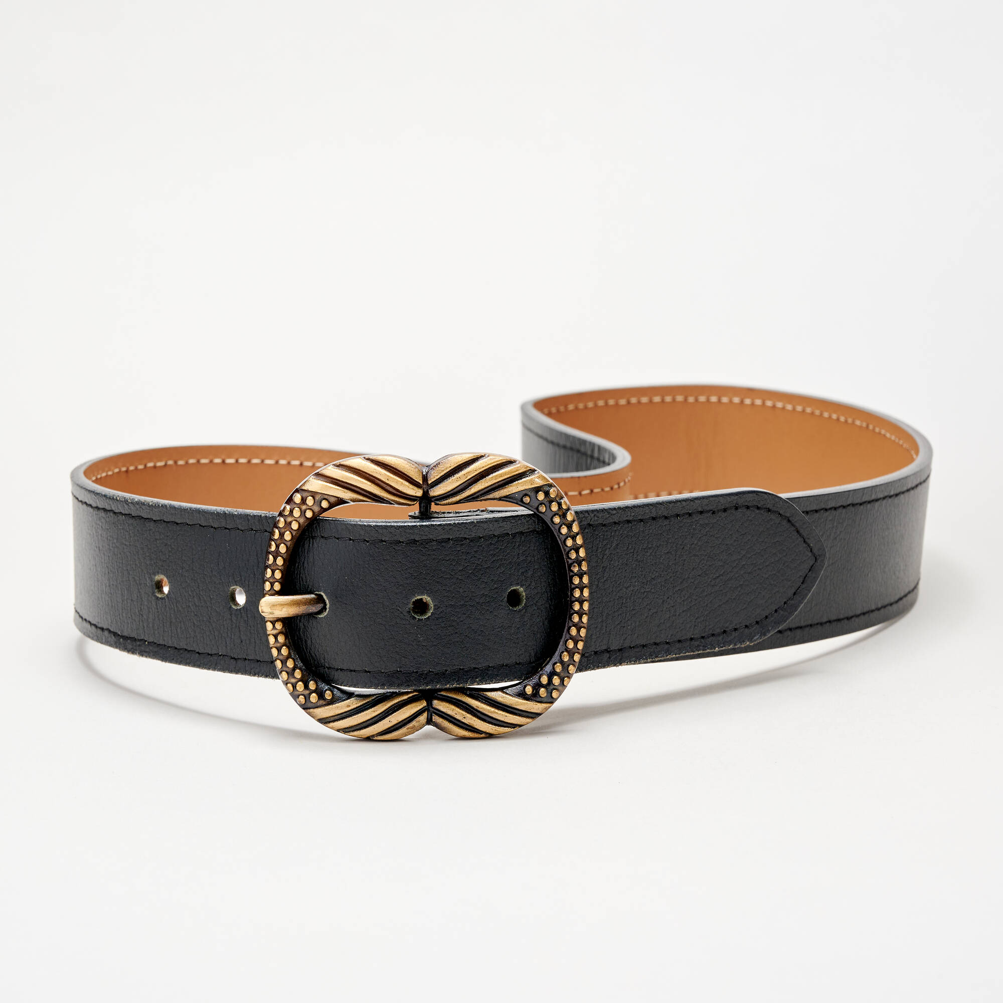 Ceinture boucle dorée
