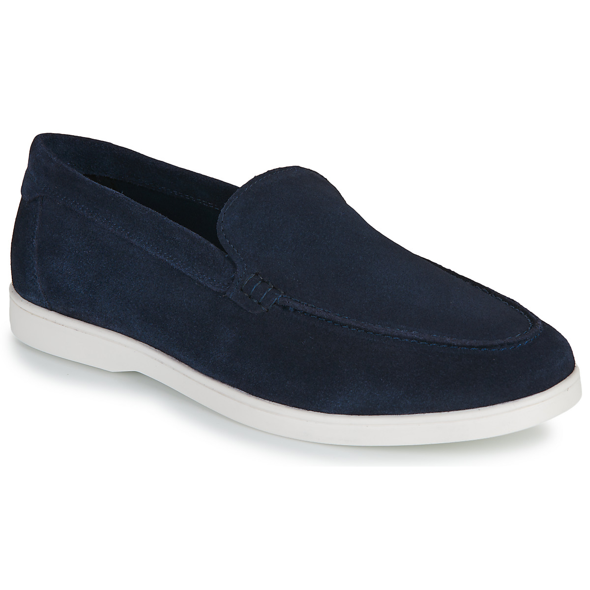 Jack & Jones - JFWSLIM SUEDE LOAFER - Marine