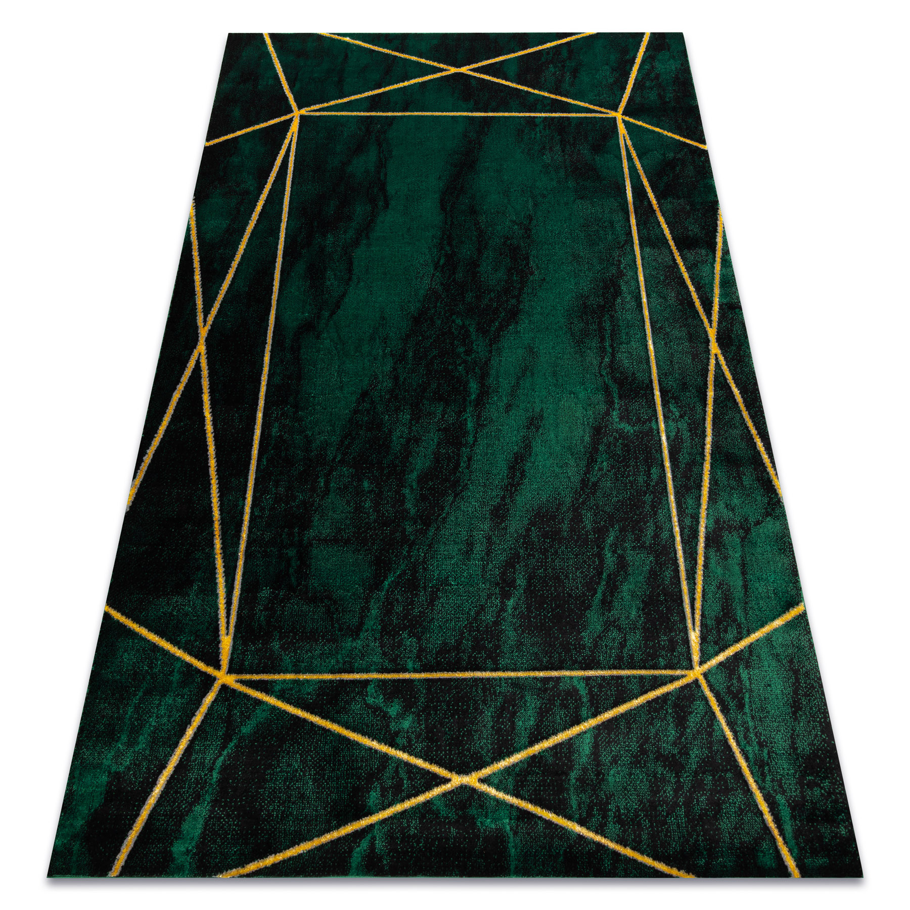 Dywan EMERALD ekskluzywny 1022 glamour, stylowy geometryczny, 80x150 cm