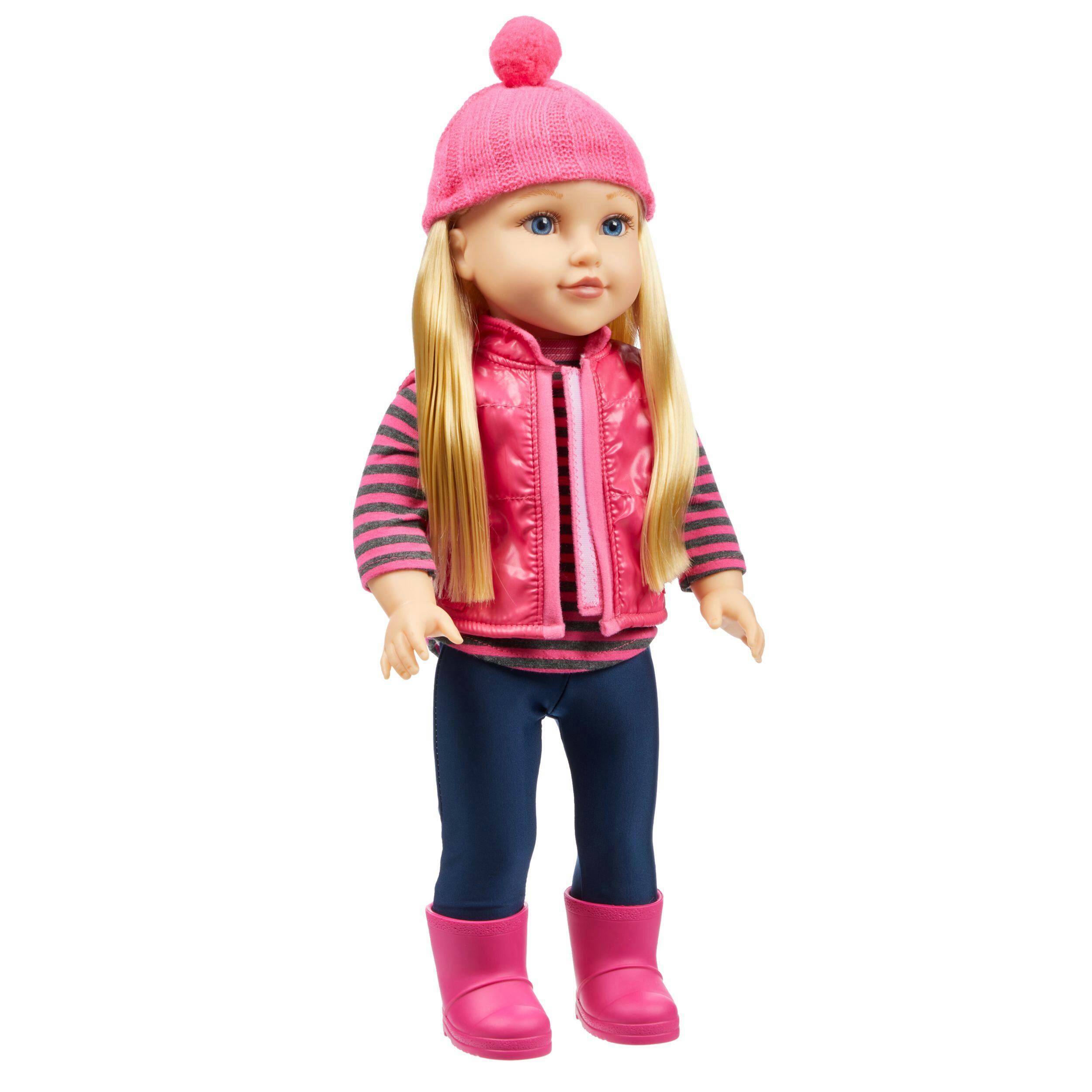 Stella & Finn Newberry Deluxe Doll, Olivia, 18-in Toy Figure for Kids, Ages 3+
