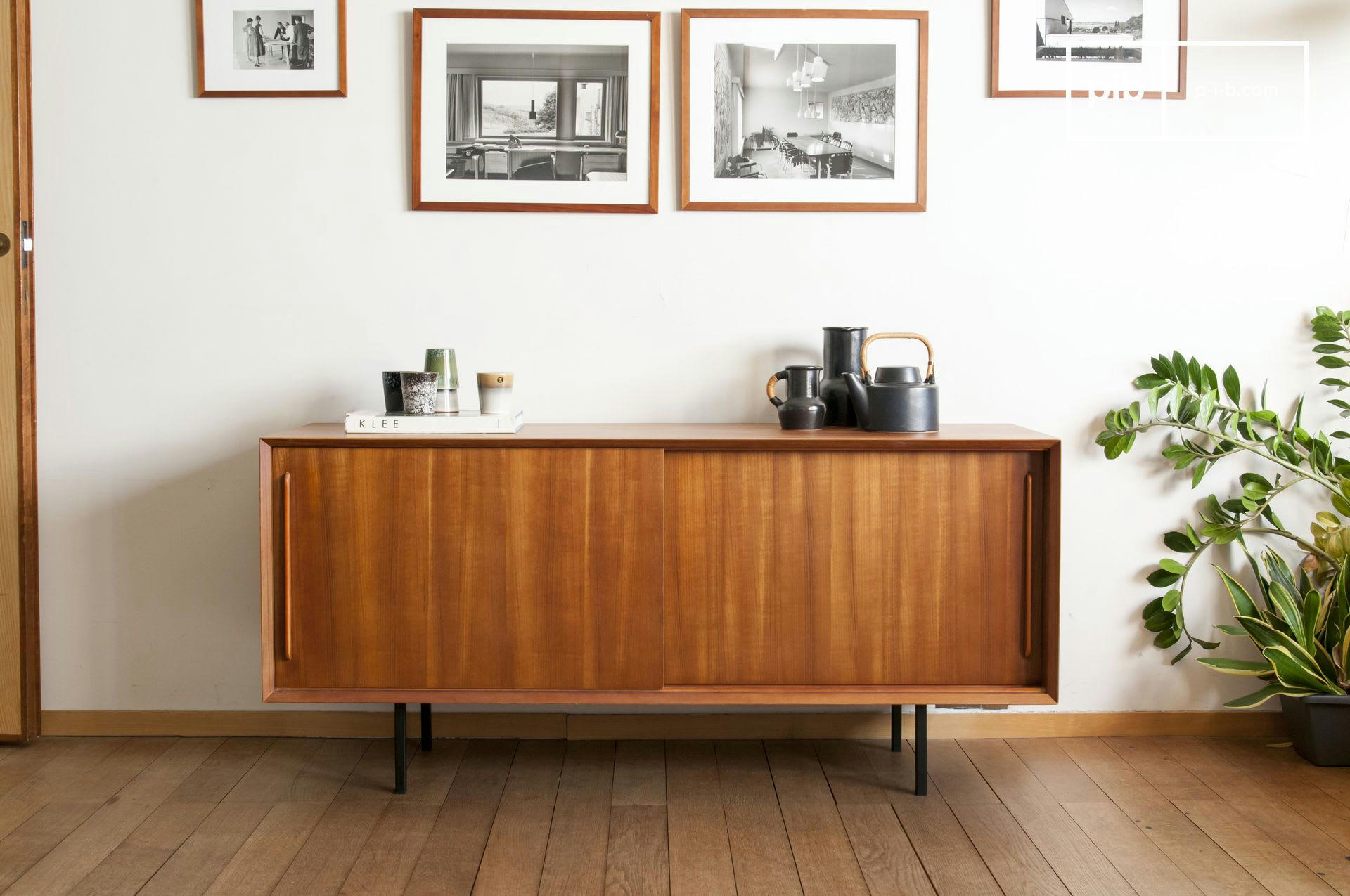 HENRIK - Buffet scandinave en bois marron