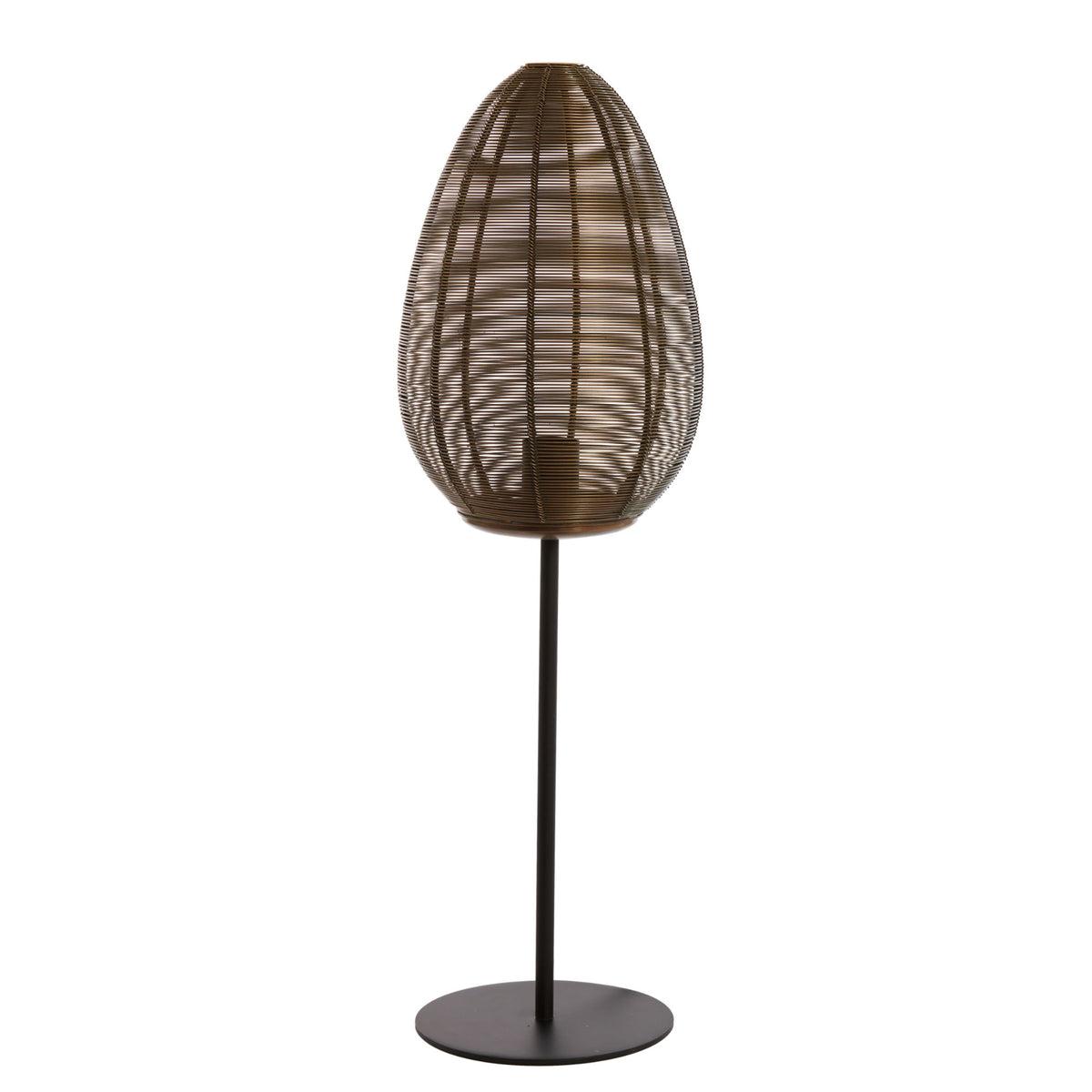 Light & Living tafellamp Yaelle - brons - Ø20cm