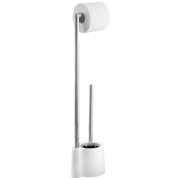 Stand-WC-Garnitur »Avola«, Edelstahl/Kunststoff, weiß