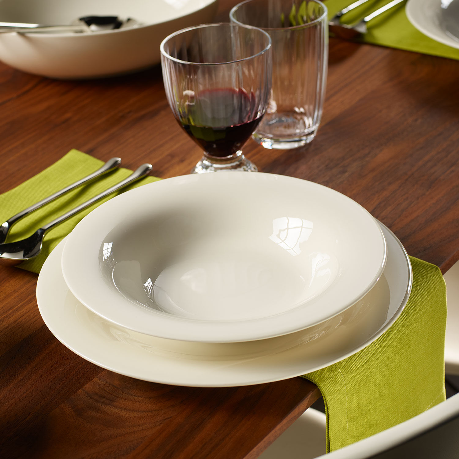 New Cottage Soup bowl - White, 9.1'', Premium Porcelain