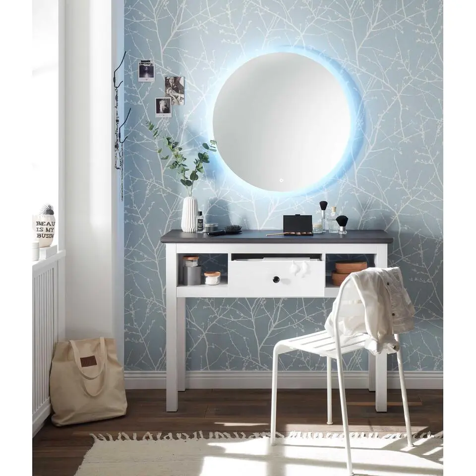 Make-uptafel Enid 114cm 1 lade - wit