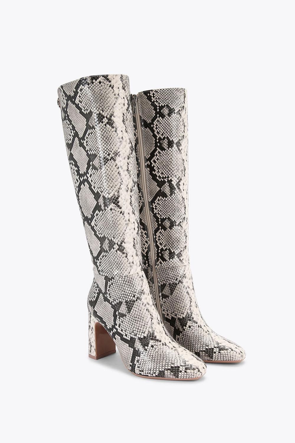 Carvela Jackpot Knee' Snake Print Boots