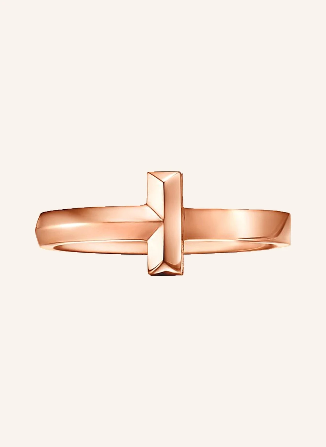 TIFFANY & Co. Ring TIFFANY T T ONE aus 18 Karat Roségold