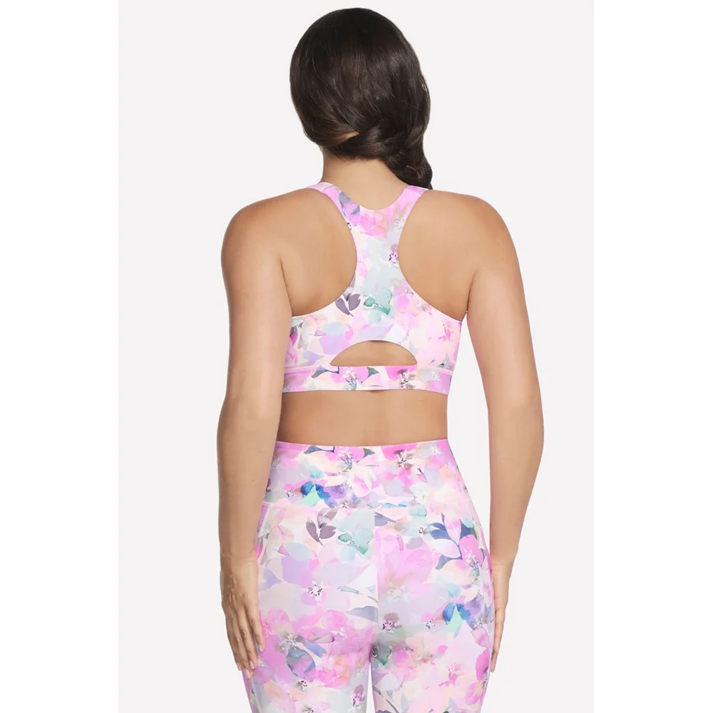 Skechers GoWalk Seascape Floral Zip Front Bra