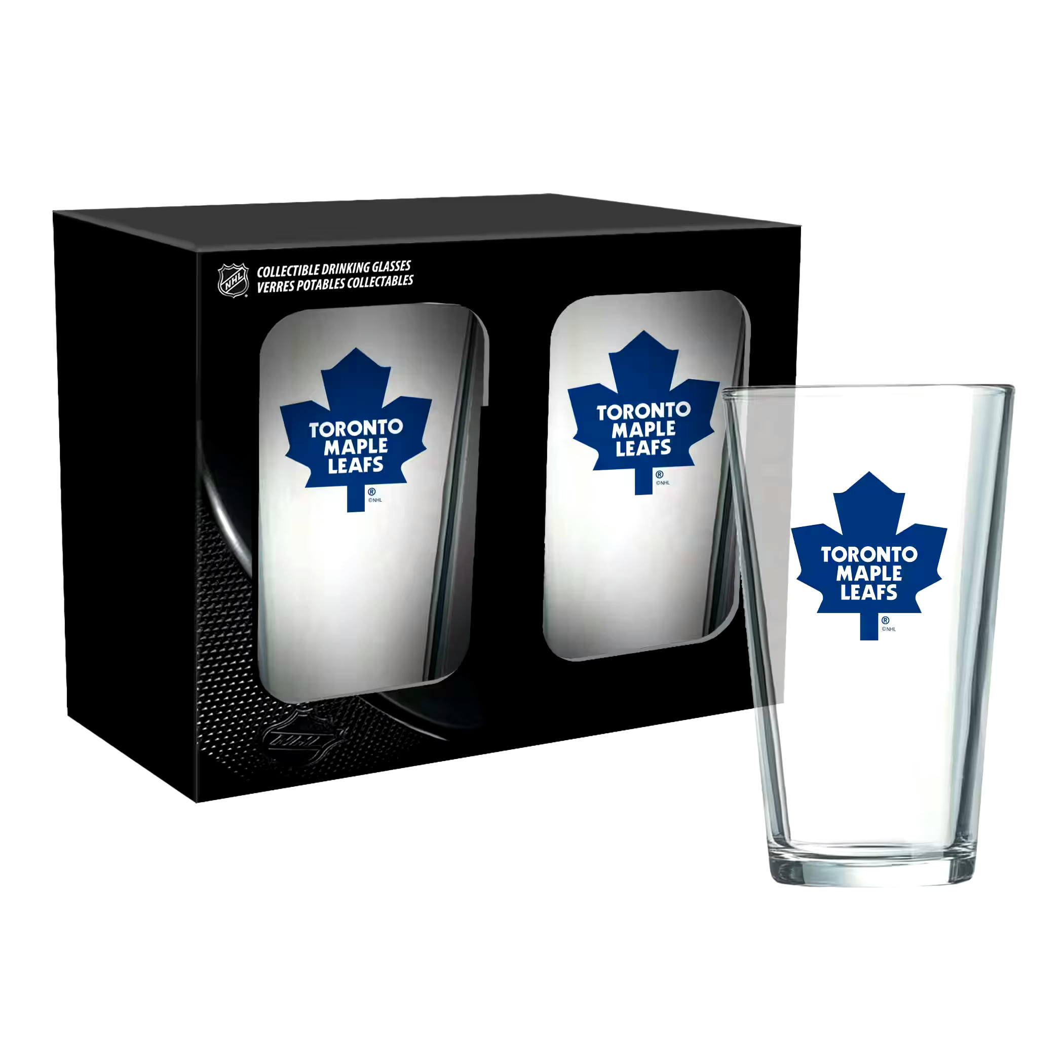 NHL Toronto Maple Leafs Mixing Pint Glass Box Set, 2-pk, 16-oz