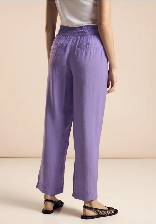 Cupro Wide Leg Hose