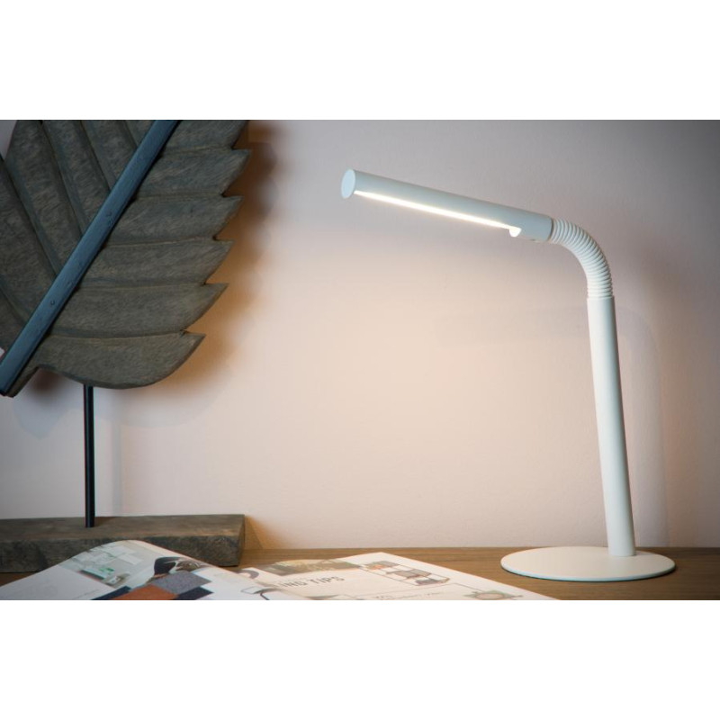 Lampe de bureau LED Gilly blanche 3 W LUCIDE