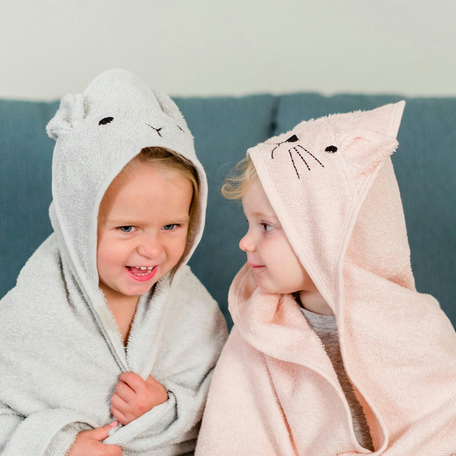 - Cape de bain lapin en coton