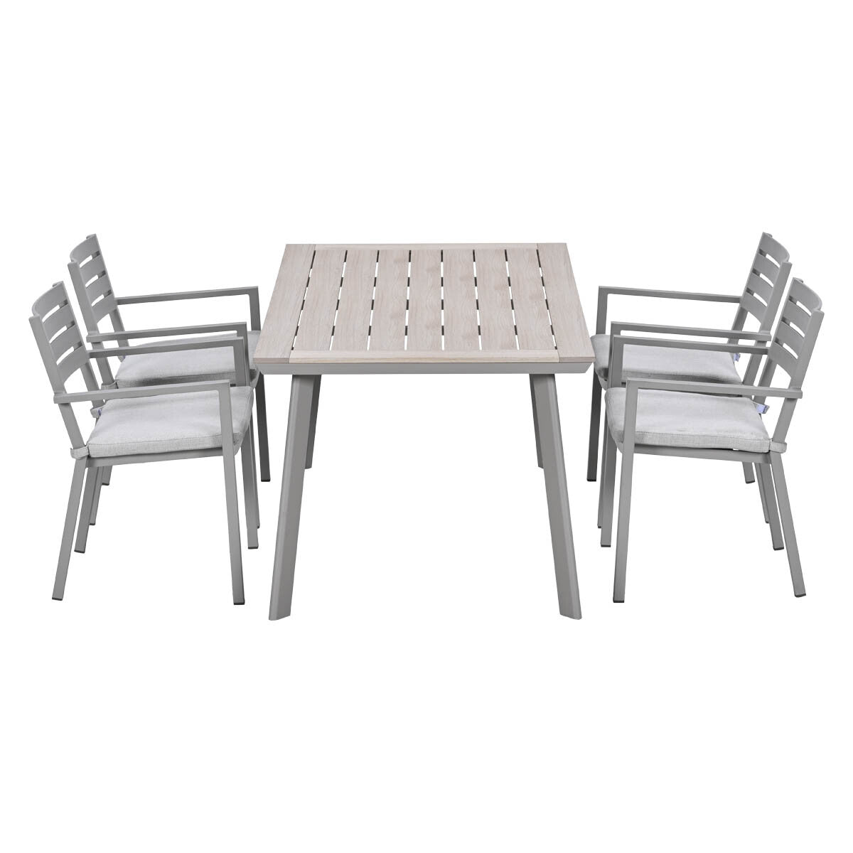 Garden Impressions Tuinset Amarillo 5-delig - Penedo tuintafel 160x90 taupe
