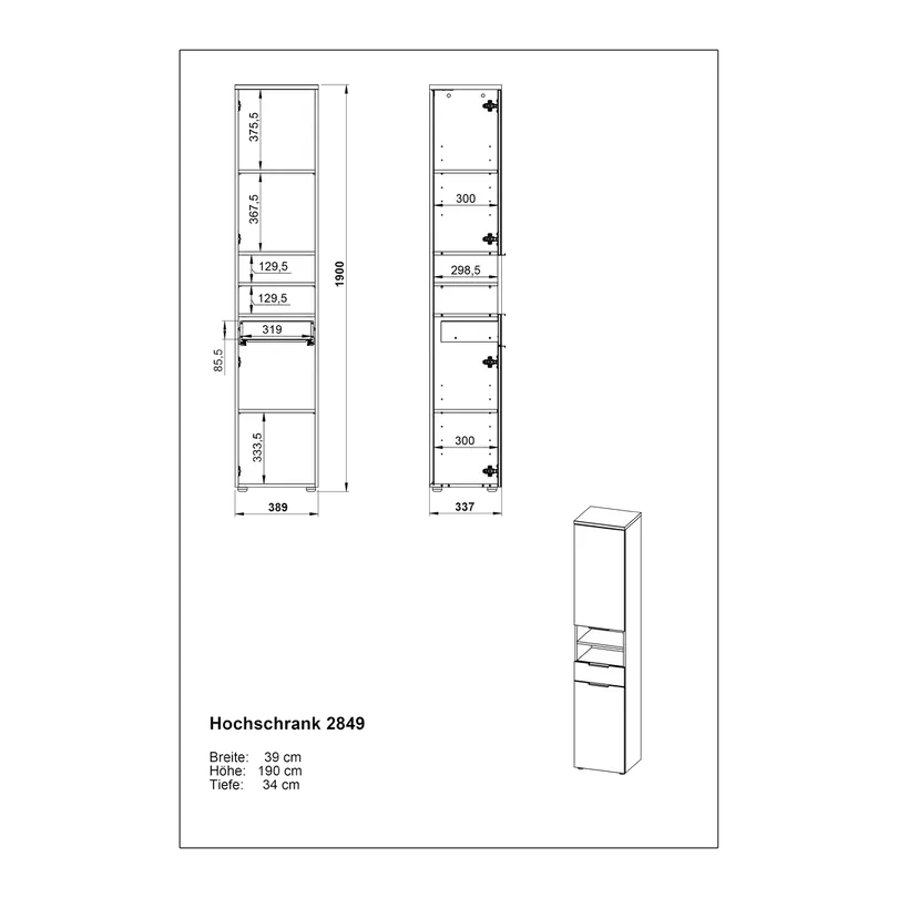 Badschrank Tavira