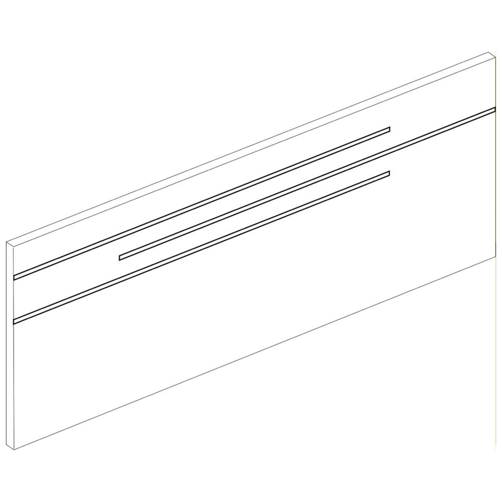 - Tête de lit en bois bois l 180 cm