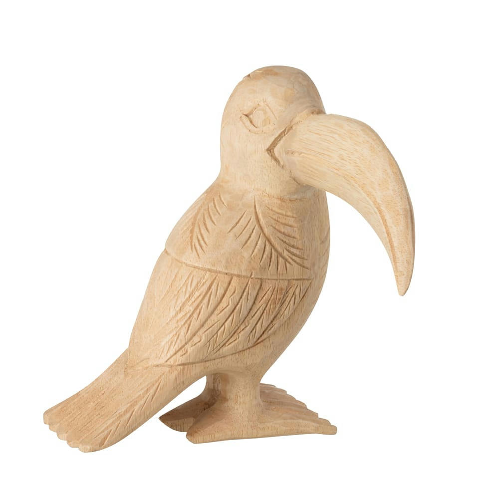 - Figurine toucan en bois Albasia