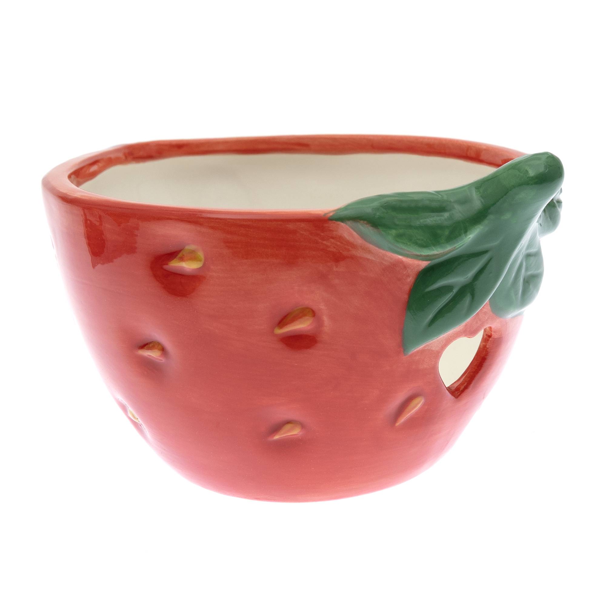 Strawberry Yarn Bowl